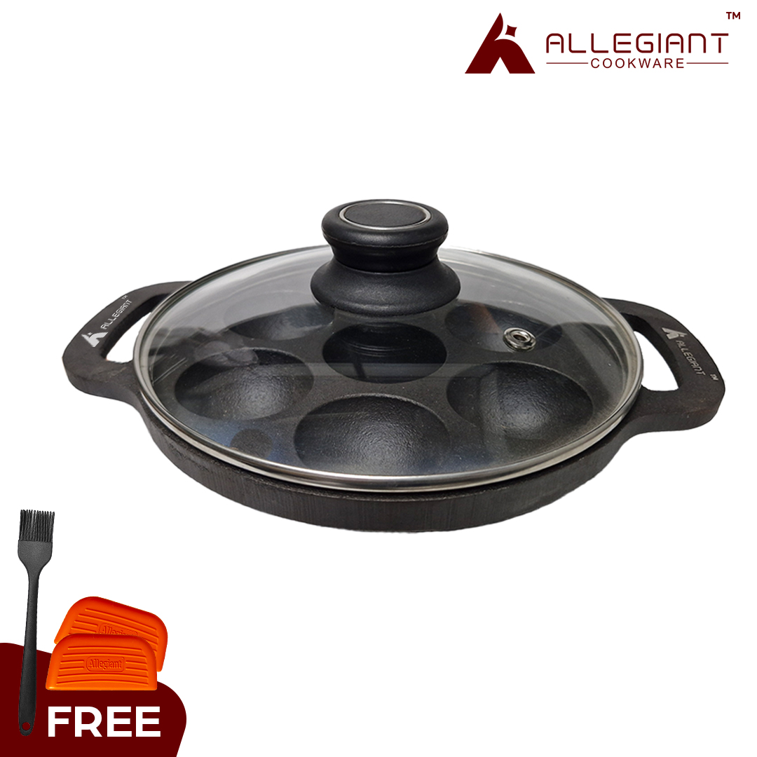 Allegiant 9 PIT cast iron Appam Pan
